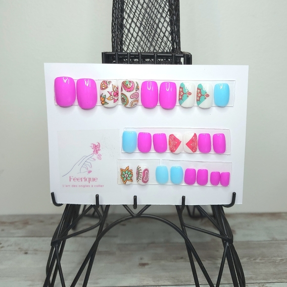 Press on nail kit include 24 nail ready to be glued - Picture 4 of 7